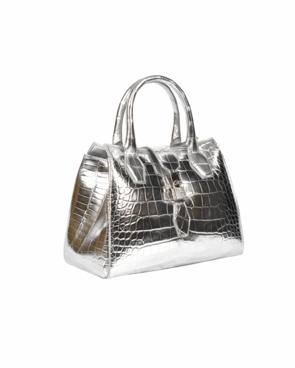 Natalia - Alligator Bag with Lock Hardware
